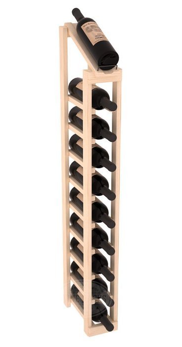 Wine Racks America Ponderosa Pine 1 Column 10 Row Display Top Kit. 13 Stains to Choose From! N5