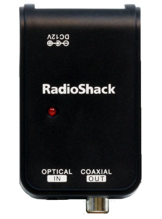 RadioShack Toslink To Digital Coax Converter 1500059 N2