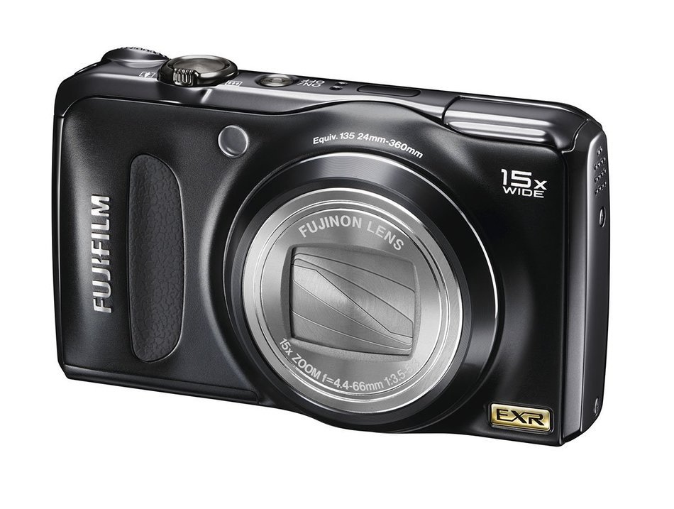 FUJIFILM FinePix Digital Camera F300EXR (Black) F FX-F300EXR B 12MP CCD 15x Optical Zoom Wide angle24mm 3.0-inch... N3