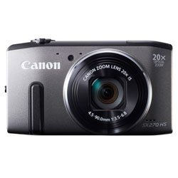 Canon Powershot SX270 HS 12 MP Digital Camera with 20x Optical Zoom and ...