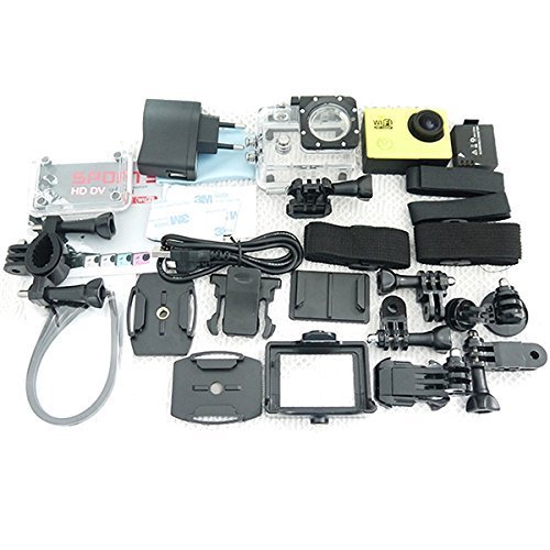 Generic SJ6000 WiFi H.264 12MP 1080P HD 30M Waterproof Outdoor Sport DV Camera (Silver)