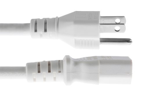 CablesAndKits Standard AC Power Cord, 10A/125V, 18 AWG, 5-15P to C13, (NEMA 5-15P to IEC-60320-C13) 10 ft N4