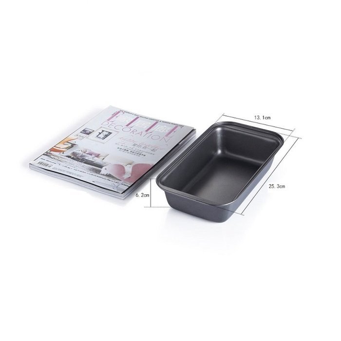 Loaf Pans Rectangle for Baking Bread Non-stick Toast Bread Cake Baking Mold Loaf Tin Steel Bakeware Pan Tray Liner... N4