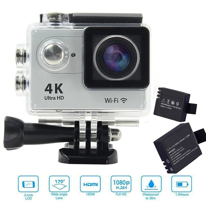 SENYE Ultral HD Waterproof Sport Camera 4K Wi-Fi Action DV Camcorder with 170 Degree Lens for Extreme Outdoor... N26