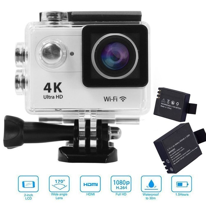 SENYE Ultral HD Waterproof Sport Camera 4K Wi-Fi Action DV Camcorder with 170 Degree Lens for Extreme Outdoor... N28