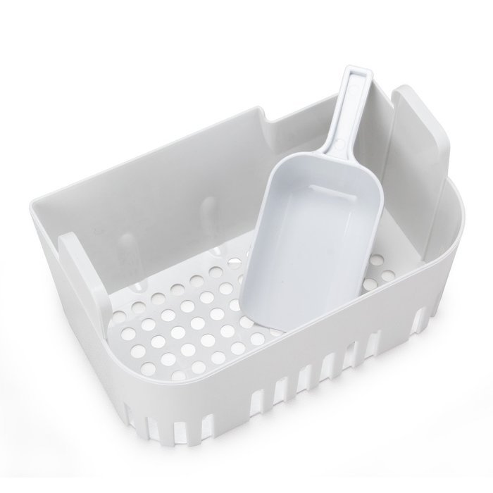 Della Portable Ice Maker Machine High Capacity, Yields up to 26 Pounds of Ice Daily -Silver N12