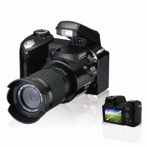 Protax D3000 16.0MP 3.0" TFT Digital Camera HD 1280P x 720P Video Camcoder - Black (1Package)