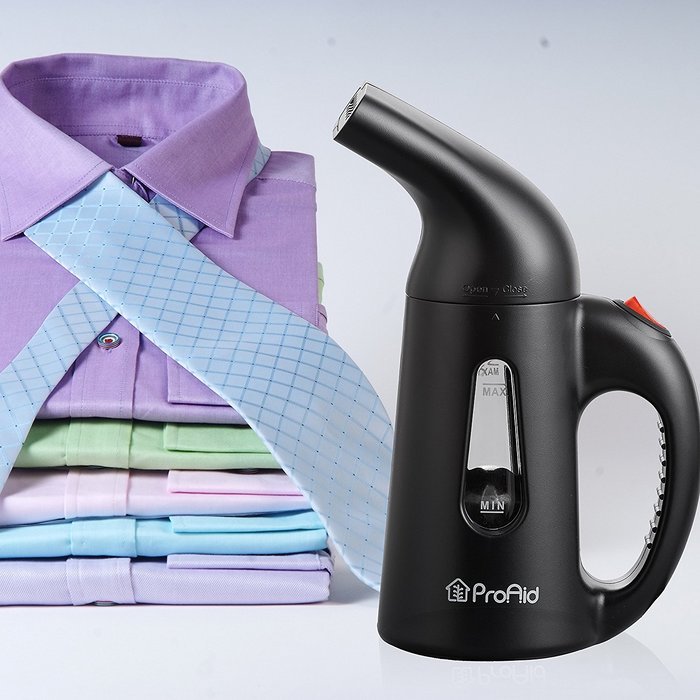 Mini Irons Portable Fabric Steamer by ProAid, Mini Steamer, Fast Heat Up Travel Garment Steamer, Handheld Accessory... N15