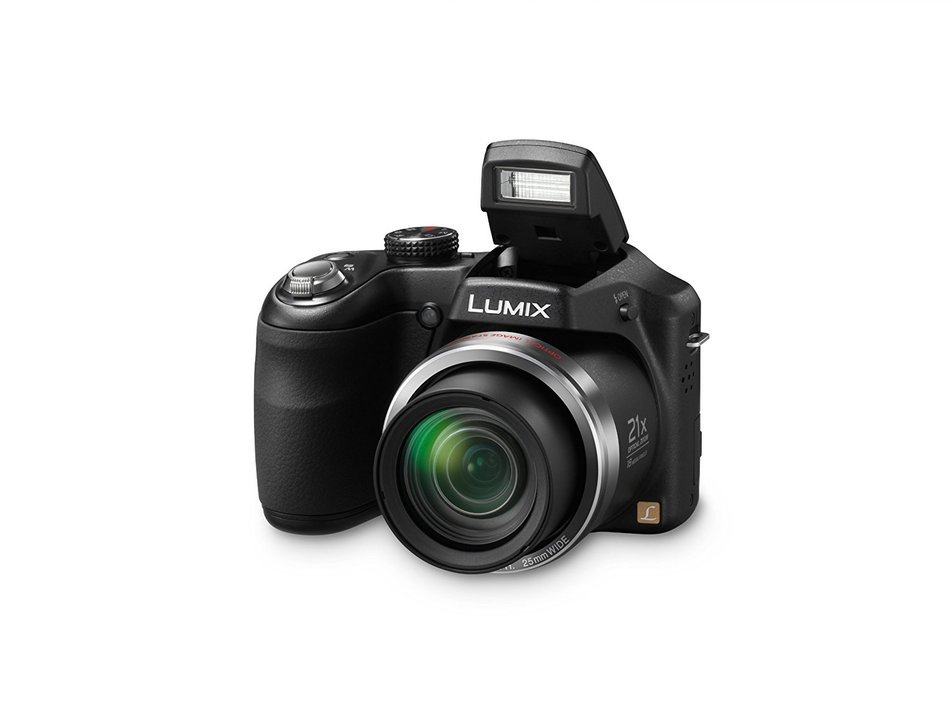 Panasonic Lumix DMC-LZ20K 16 MP Digital Camera with 21x Opitcal Zoom and 3-inch LCD - Black N3