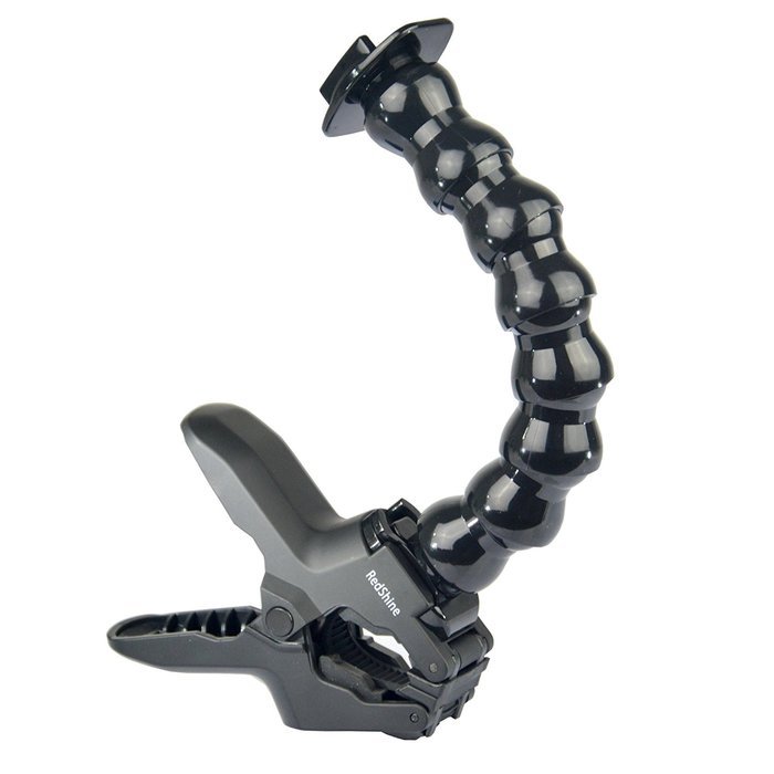 RedShine&reg; Premium Heavy-Duty GoPro Jaws Flex Clamp Mount with Adjustable Neck for Hero3/3+/4 N2