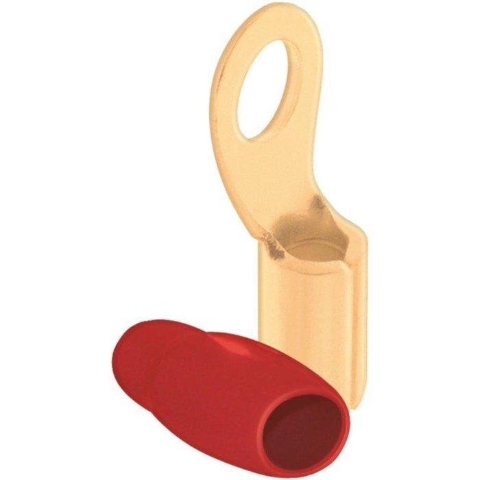 DB LINK RT020GR 0-Gauge 5/16 Gold-Plated Ring Terminals, 20 pk (Red) consumer electronics