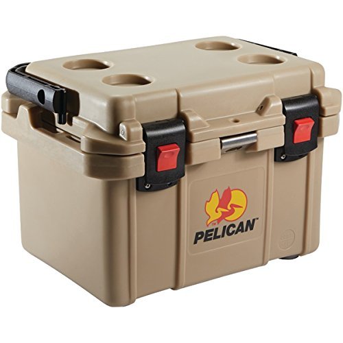 New PELICAN 32-20Q-OC-TAN 20-Quart Elite Cooler (Tan)