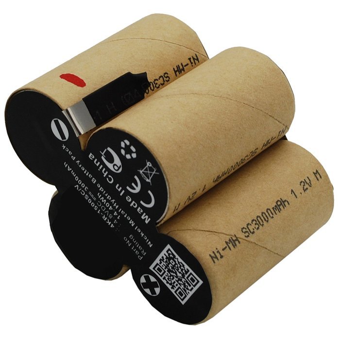 3x Exell EBVB-191 NiMH 4.8V 3000mAh Vacuum Battery Fits KARCHER Broom K55, K 55 Household Cordless Electric Broom... N2