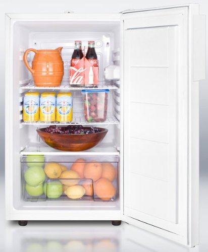 Summit FF511LBI7IFADA 22" ADA Compliant Commercially Approved Medical Built In or Freestanding Compact Refrigerator... N9