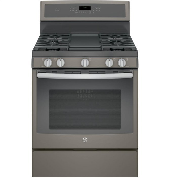 GE PGB911EEJES Profile 30" Slate Gas Sealed Burner Range - Convection N2