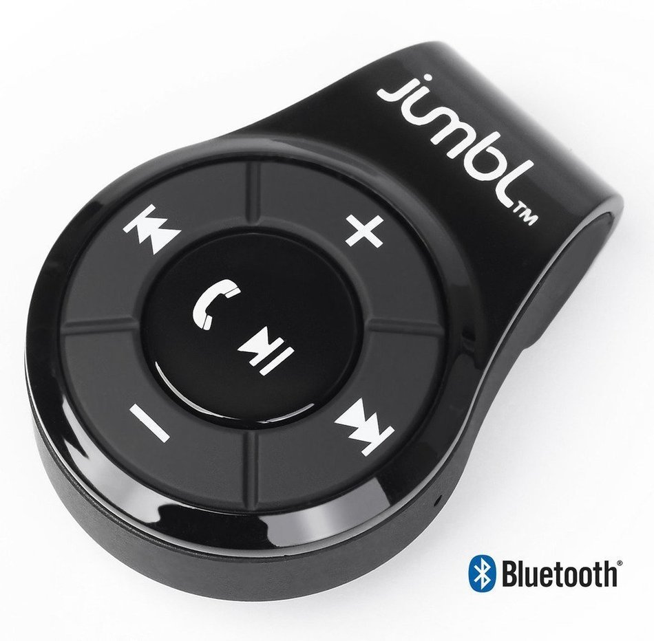 Jumbl& 8482; Bluetooth 4.0 Hands-Free Calling & A2DP Audio Streaming Adapter/Receiver - White N11