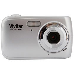 91Mp Vivicam 9112 Digital Camera Silver-2Pack