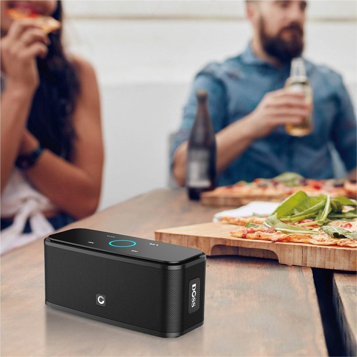 ButtyBass Touch Wireless Bluetooth v4.0 Portable Speaker with HD Sound and Bass: For Great Party Boom (Black) N2