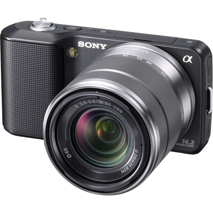 Sony NEX-3K Digital Camera 14.2MP w/18-55mm F3.5-5.6 Interchangeable Lens| Black