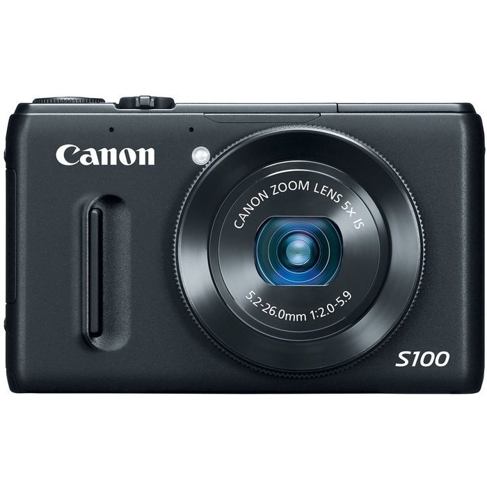 Canon PowerShot S100 12.1 MP Digital Camera with 5x Wide-Angle Optical Image Stabilized Zoom (Black) (OLD MODEL) N2