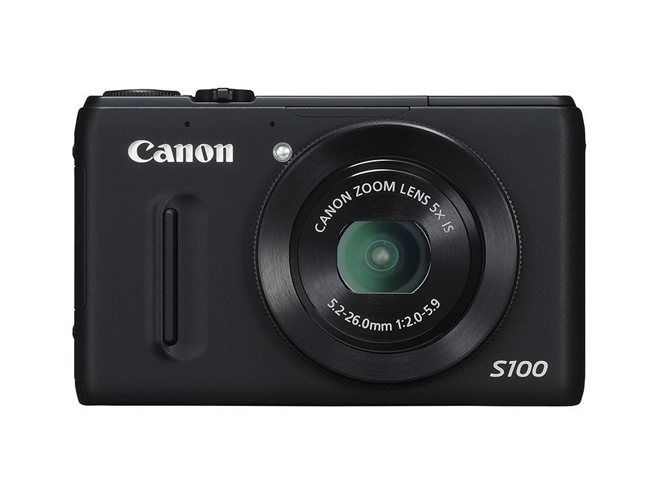 Canon PowerShot S100 12.1 MP Digital Camera with 5x Wide-Angle Optical Image Stabilized Zoom (Black) (OLD MODEL) N4