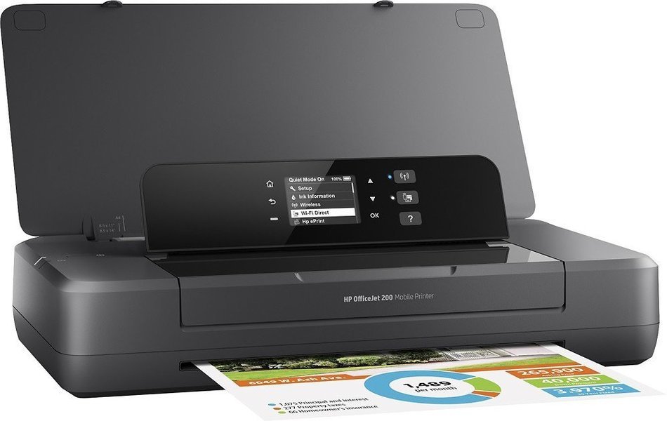 HP - Officejet 200 Mobile Inkjet Printer