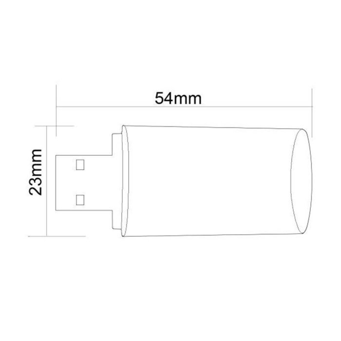 WinnerEco Mini 3.5mm USB Bluetooth Stereo Audio Transmitter Music Dongle Adapter for TV PC