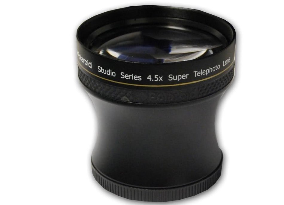 Polaroid Studio Series 4.5x Super Telephoto Lens, Includes Lens Pouch and Cap Covers For The Pentax K-3, K-50,...