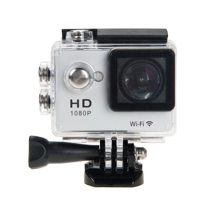 Green House-1080p Full HD Waterproof TO 30M Wide Angle Sport DV Action Camera White N5