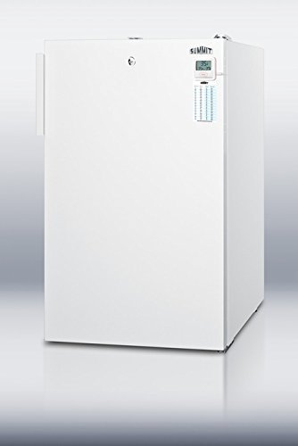 Summit CM411LPLUSADA ADA compliant 20" wide refrigerator-freezer for freestanding use with a traceable thermometer... N3