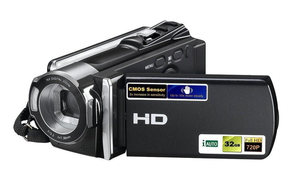 PowerLead Dcam PL-C10 16MP Digital Camcorder Camera DV Video Recorder with 2.7" Display 16x Digital Zoom N10
