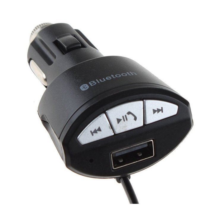 TOOGOO(R) Car Bluetooth A2DP Adapter & Phone Charger, 3.5mm AUX Stereo Audio Hands free for IPHONE5S,IPHONE6,...