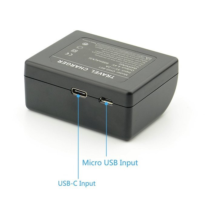 SmilePowo Rapid 3-Channel Charger for Gopro Hero 5 AHDBT-501 Travel Charger N3