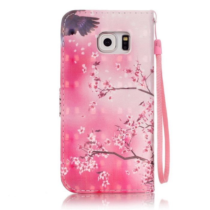 Galaxy S6 Edge Case,Galaxy S6 Edge Cover,ikasus Shiny Glitter Diamond Colorful Art Painting PU Leather Flip Wallet... N22