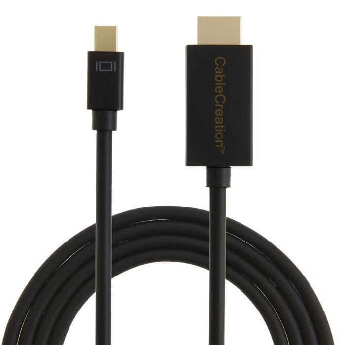DP to HDMI, CableCreation (DP1.2) Active Mini DisplayPort to HDMI Cable, DP to HDMI, 4K X 2K & 3D Audio/Video,... N3