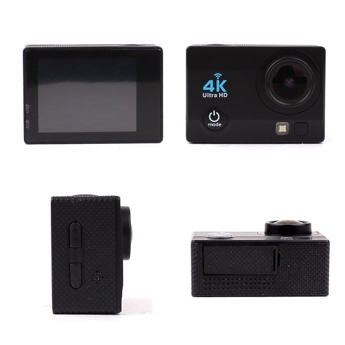 Sports Action Camera 2 Inch Sport Video 4K WIFI Cam 16 MP Underwater Camcorder HD 1080P Wrist RF Remote Control... N4
