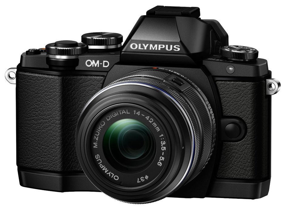 Olympus OM-D E-M10 Mirrorless Digital Camera with 14-42mm F3.5-5.6 Lens (Black) N3