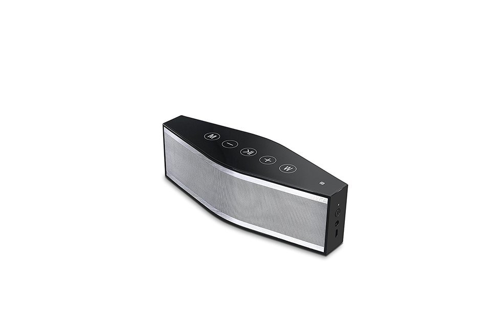 iVid BT-500 NFC Enhanced Bass Powerful Bluetooth 4.0 Wireless Speaker with Wi-Fi Streaming Apps, Built in Mic,... N2