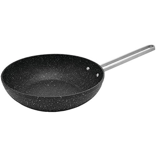 New THE ROCK by Starfrit 030279-012-0000 THE ROCK by Starfrit 7.25" Personal Wok Pan with Stainless Steel Wire...