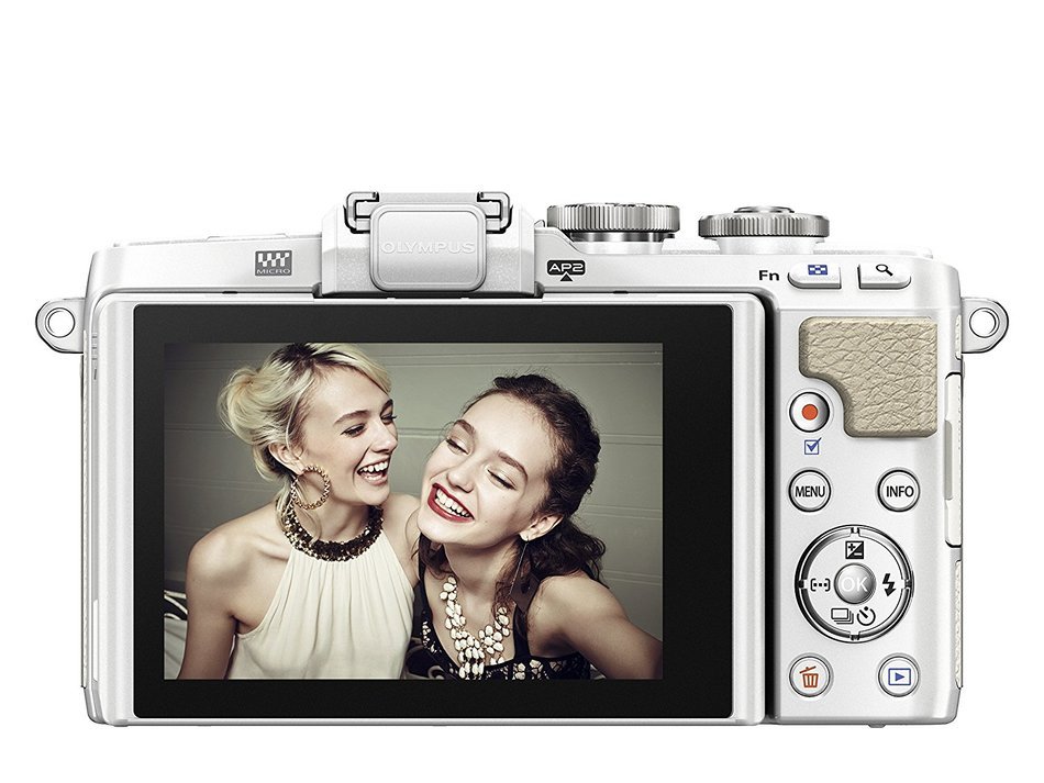 Olympus E-PL7 16MP Mirrorless Digital Camera with 3-Inch LCD with EZ Double Zoom Kit 12-42mm f/3.5-5.6 + 40-150mm... N19