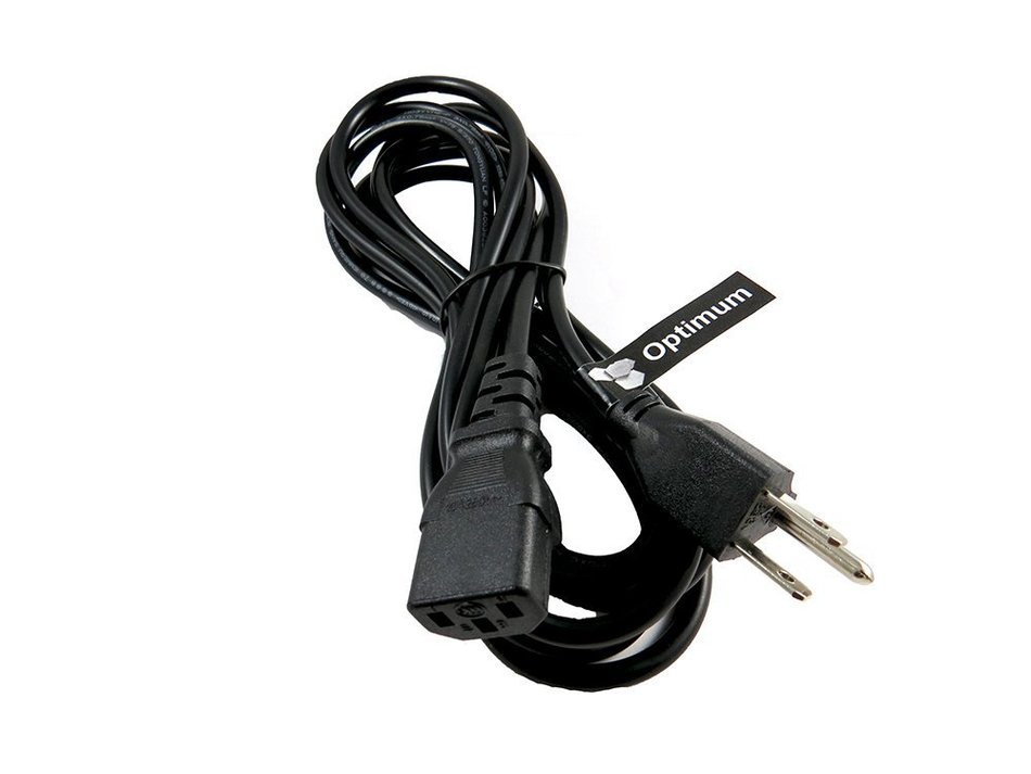 Optimum Orbis 6 Ft 3 Prong Ac Power Cord for LCD Tv Plasma DLP LED Monitor Screen, Samsung, Toshiba, Vizio, Sharp...
