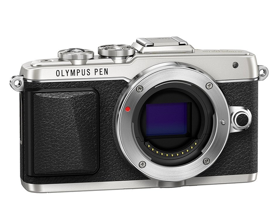 Olympus E-PL7 16MP Mirrorless Digital Camera with 3-Inch LCD with EZ Double Zoom Kit 12-42mm f/3.5-5.6 + 40-150mm... N21