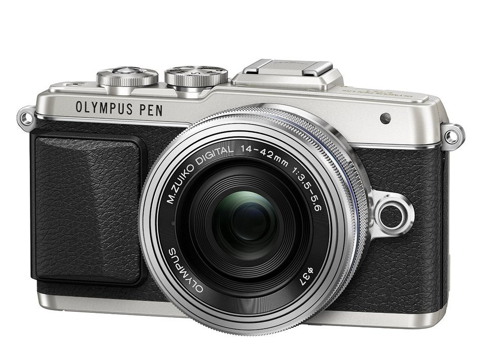Olympus E-PL7 16MP Mirrorless Digital Camera with 3-Inch LCD with EZ Double Zoom Kit 12-42mm f/3.5-5.6 + 40-150mm... N27