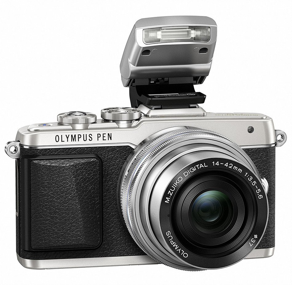 Olympus E-PL7 16MP Mirrorless Digital Camera with 3-Inch LCD with EZ Double Zoom Kit 12-42mm f/3.5-5.6 + 40-150mm... N29