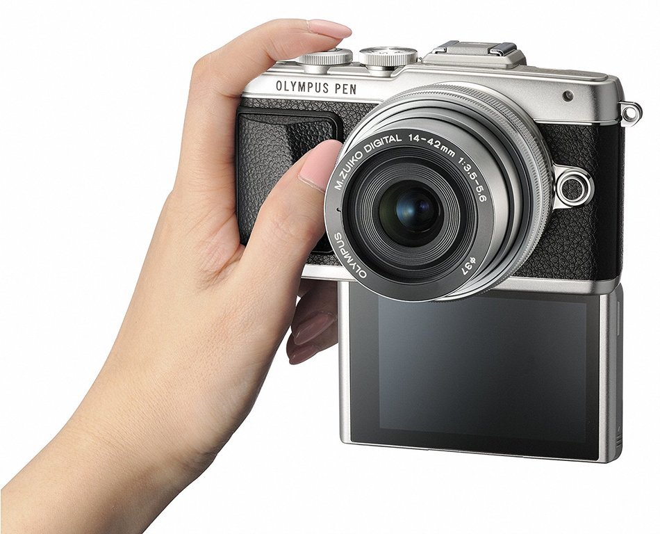 Olympus E-PL7 16MP Mirrorless Digital Camera with 3-Inch LCD with EZ Double Zoom Kit 12-42mm f/3.5-5.6 + 40-150mm... N30