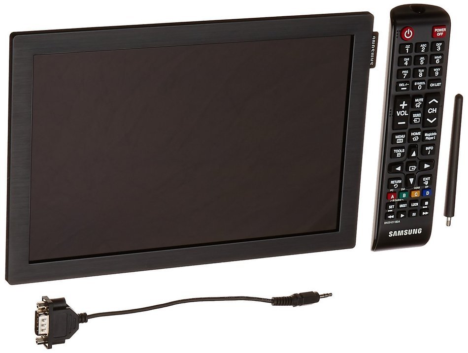 Samsung DB10E-POE/US DB10E-POE, 10'' 720p LED-Backlit LCD Flat Panel Display, Black