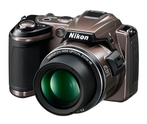 Nikon COOLPIX L120 14.1 MP Digital Camera with 21x NIKKOR Wide-Angle Optical Zoom Lens and 3-Inch LCD (Red) (OLD...