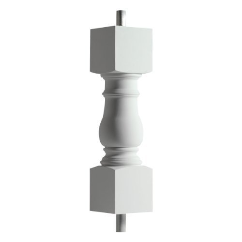 Fypon BAL5X30CC 5W x 30 1/2H Classic Baluster with 7 1/2 On Center Spacing For 4 Sphere Code by Fypon