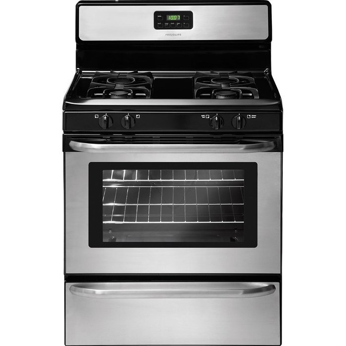 Frigidaire FFGF3047LS 30" Wide Freestanding Gas Range with Sealed Burners in Stainless Steel N2