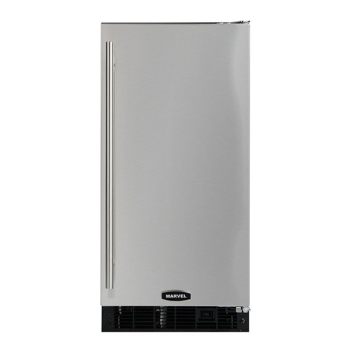 AGA Marvel 30IMA673 ADA Under Counter Ice Machine, White Cabinet and Left Hinge White Door, 15-Inch N3